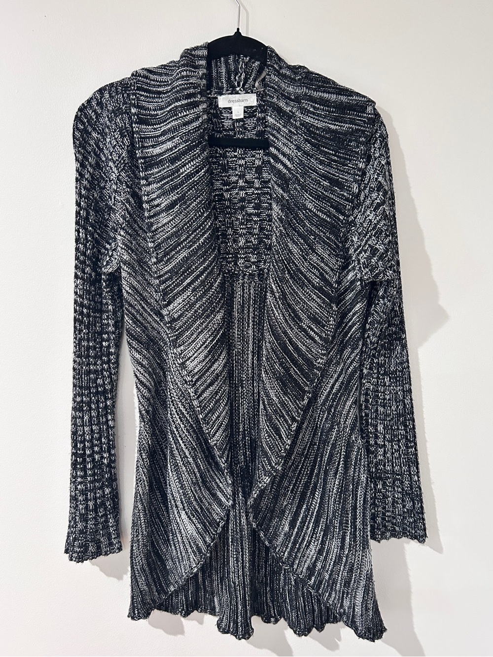 dressbarn Black and White Chunky Knit Women’s Sweater
